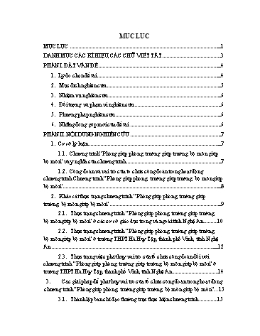 SKKN Phát huy vai trò của tổ chức công đoàn nhằm nâng cao hiệu quả hoạt động chương trình “Phòng giúp phòng, trường giúp trường, bộ môn giúp bộ môn” ở trường THPT