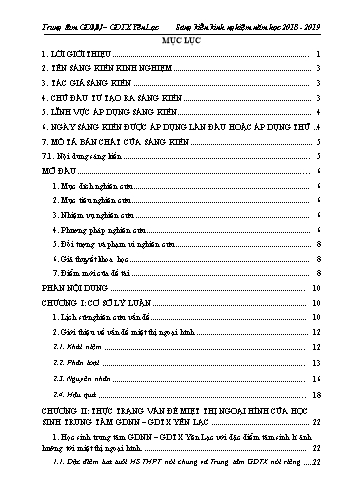 SKKN Nghiên cứu thực trạng và đưa ra giải pháp nhằm hạn chế vấn nạn miệt thị ngoại hình (Body shaming) của học sinh Trung tâm GDNN-GDTX Yên Lạc