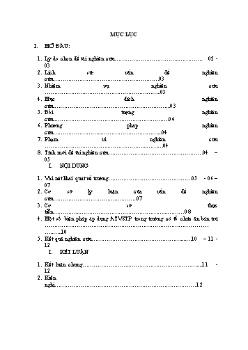 Sáng kiến kinh nghiệm Một số biện pháp đảm bảo vệ sinh an toàn thực phẩm trong trường Mầm non tổ chức ăn bán trú