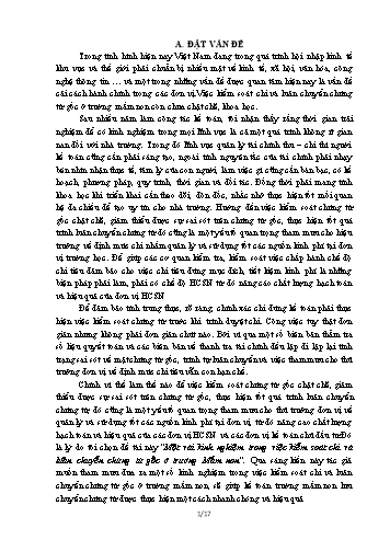 Sáng kiến kinh nghiệm Một vài kinh nghiệm trong việc kiểm soát chi và luân chuyển chứng từ gốc ở trường Mầm non