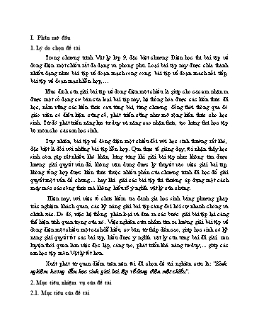 Sáng kiến kinh nghiệm Hướng dẫn học sinh giải bài tập về dòng điện một chiều