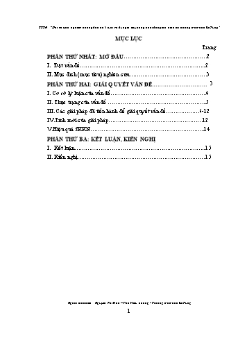 Sáng kiến kinh nghiệm Hướng dẫn trẻ 5 tuổi sử dụng lá cây trong hoạt động tạo hình tại trường Mầm non EaTung