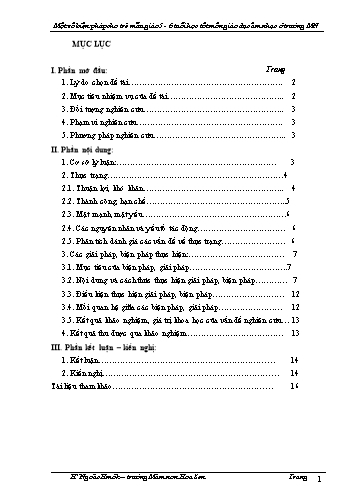 Sáng kiến kinh nghiệm Một số biện pháp cho trẻ Mẫu giáo 5-6 tuổi học tốt môn giáo dục âm nhạc ở trường Mầm non