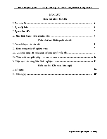 Sáng kiến kinh nghiệm Một số biện pháp giúp trẻ 5-6 tuổi Lớp Lá 1 trường Mầm non Hoa Hồng học tốt hoạt động tạo hình