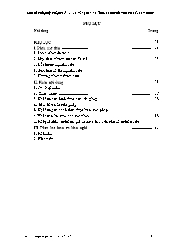 Sáng kiến kinh nghiệm Một số giải pháp giúp trẻ 5-6 tuổi vùng dân tộc thiểu số học tốt môn giáo dục Âm nhạc