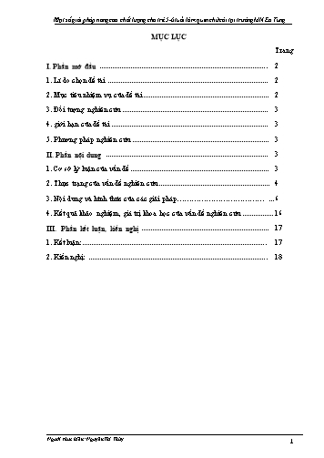 Sáng kiến kinh nghiệm Một số giải pháp nâng cao chất lượng cho trẻ 5-6 tuổi làm quen chữ cái tại trường Mầm non Ea Tung