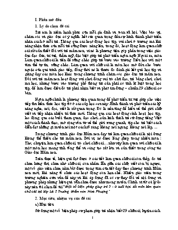 SKKN Một số biện pháp giúp trẻ 5-6 tuổi học tốt môn Làm quen chữ cái tại lớp Lá 2 Trường Mầm non Hoa Phượng