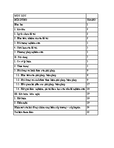 SKKN Một số biện pháp rèn luyện kỹ năng sống cho học sinh Lớp 2D Trường Tiểu học Nguyễn Văn Trỗi